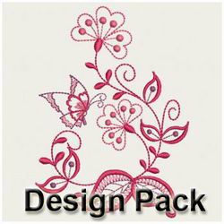 Decorative flowers machine embroidery designs