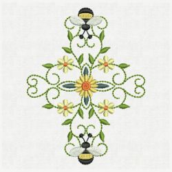 Bee Block Decorations 05 machine embroidery designs