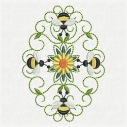 Bee Block Decorations 07 machine embroidery designs