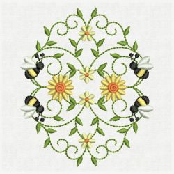 Bee Block Decorations 08 machine embroidery designs