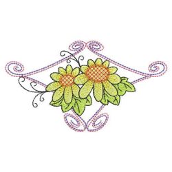 Gorgeous Flowers 03 machine embroidery designs