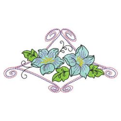 Gorgeous Flowers 08 machine embroidery designs