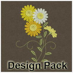 Heirloom Flowers machine embroidery designs