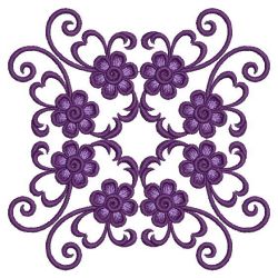 Heirloom Purple Flowers 04 machine embroidery designs