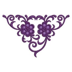 Heirloom Purple Flowers 05 machine embroidery designs