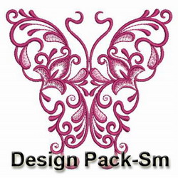 Butterfly Elegance machine embroidery designs