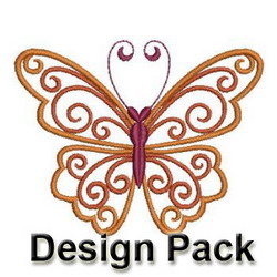 Simple Butterfly Deco machine embroidery designs