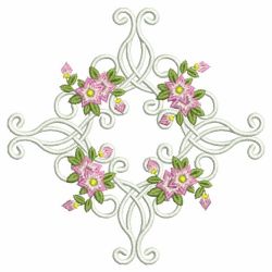 Heirloom Flower Symmetry 02 machine embroidery designs