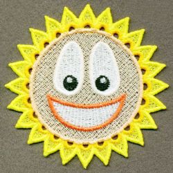 FSL Smiley Flowers 04 machine embroidery designs