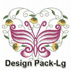 Elegant Butterflies(Lg) machine embroidery designs