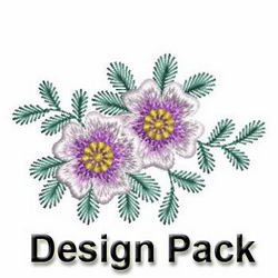 Elegant Flowers 8 machine embroidery designs