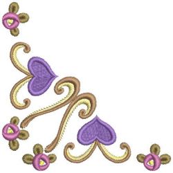 Rose Corner 07 machine embroidery designs