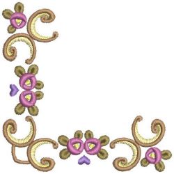 Rose Corner 11 machine embroidery designs