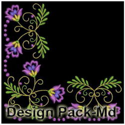 Artistic Flower Corders(Md) machine embroidery designs