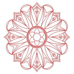Snowflake Redwork Quilts 08(Sm) machine embroidery designs