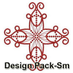 Heirloom Redwork Quilt 2(Sm) machine embroidery designs