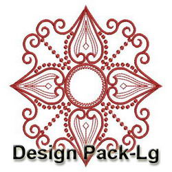 Heirloom Redwork Quilt 2(Lg) machine embroidery designs