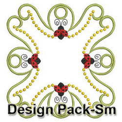 Heirloom Ladybug Quilts(Sm) machine embroidery designs