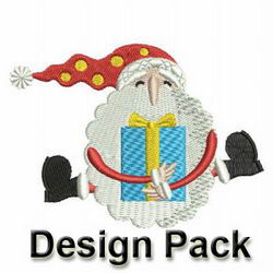 Christmas Santas machine embroidery designs