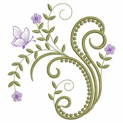 Swirly Flowers 01(Sm) machine embroidery designs