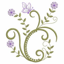 Swirly Flowers 04(Lg) machine embroidery designs