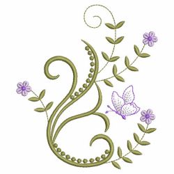 Swirly Flowers 07(Lg) machine embroidery designs