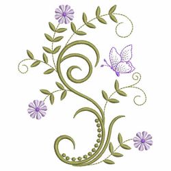 Swirly Flowers 10(Md) machine embroidery designs