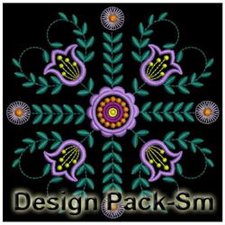 Heirloom Flower Quilt 4(Sm) machine embroidery designs