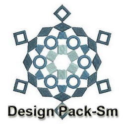 Paletted Snowflakes(Sm) machine embroidery designs