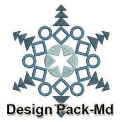 Paletted Snowflakes(Md) machine embroidery designs