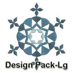 Paletted Snowflakes(Lg) machine embroidery designs