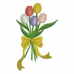 Fragrant Tulips 2 01 machine embroidery designs