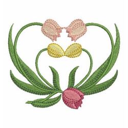 Fragrant Tulips 2 02 machine embroidery designs