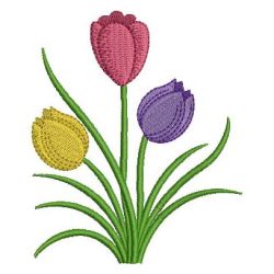 Fragrant Tulips 2 05 machine embroidery designs