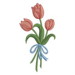 Fragrant Tulips 2 07 machine embroidery designs