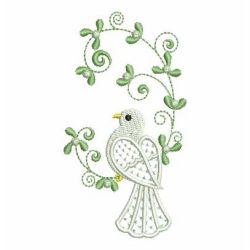 Heirloom Christmas Dove machine embroidery designs