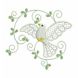 Heirloom Christmas Dove 03 machine embroidery designs