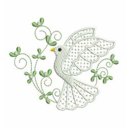 Heirloom Christmas Dove 05 machine embroidery designs