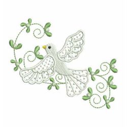 Heirloom Christmas Dove 07 machine embroidery designs