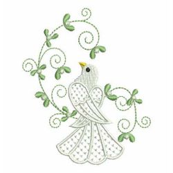 Heirloom Christmas Dove 09 machine embroidery designs