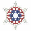 Patriotic Candlewicking Snowflake 07