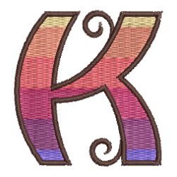 Gradient Alphabets 11 machine embroidery designs