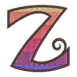 Gradient Alphabets 26 machine embroidery designs