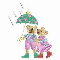 In the Rain 06 machine embroidery designs