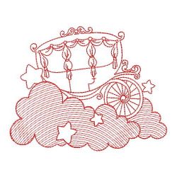 Redwork Over the Cloud 4(Sm) machine embroidery designs