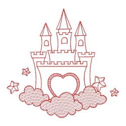 Redwork Over the Cloud 4 08(Sm) machine embroidery designs