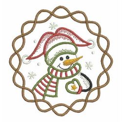 Vintage Cute Snowman 05