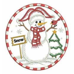 Vintage Cute Snowman 2 02