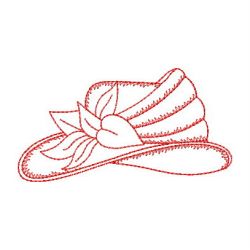 Redwork Victorian Hats 10