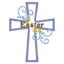 Easter Cross 03 machine embroidery designs